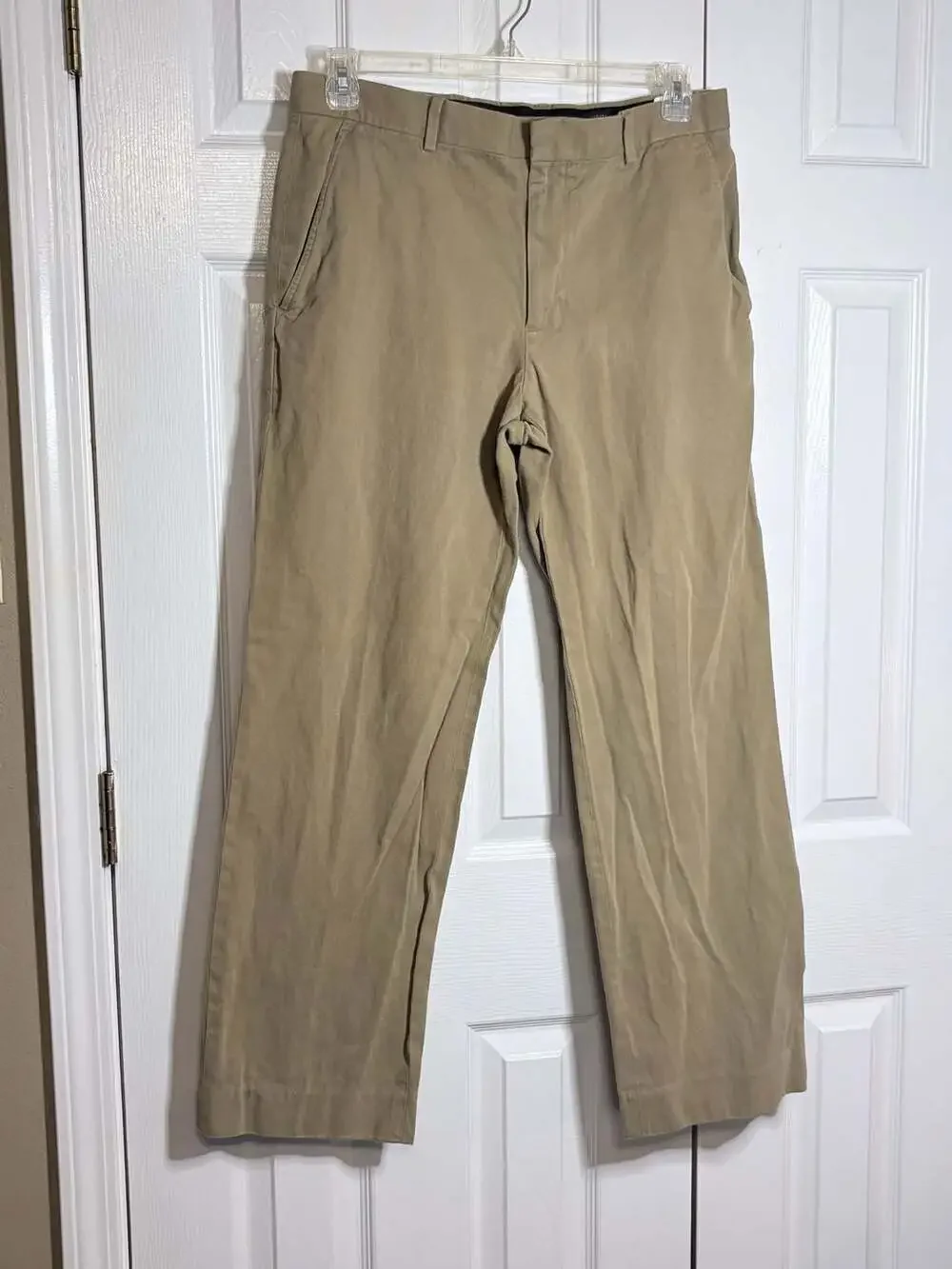 Banana Republic Modern Fit Cotton Chino Pants Khaki 34/32 #1095